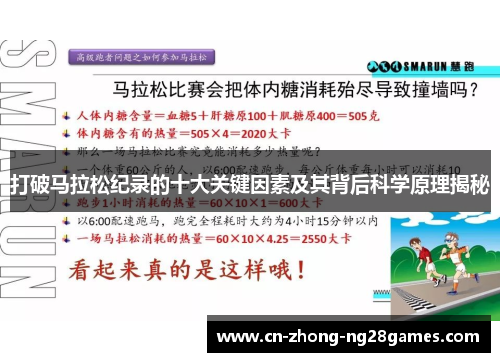 打破马拉松纪录的十大关键因素及其背后科学原理揭秘 打破马拉松纪录的十大关键因素及其背后科学原理揭秘
